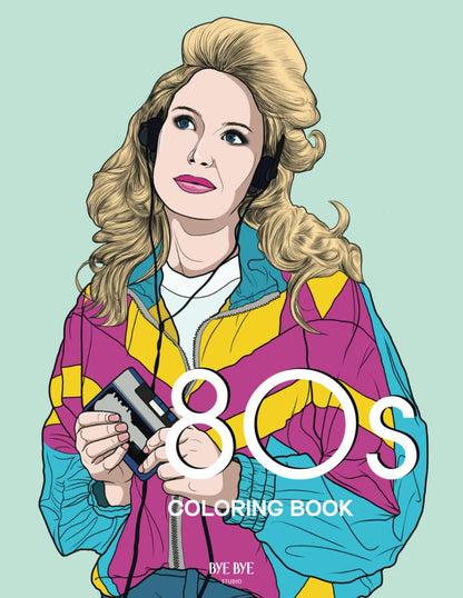 80s COLORING BOOK: A Fashion Coloring book for adults and teenagers (Fashion throughout the decades)