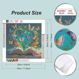 Reluohuo Book Diamond Art Kits for Adults, Love 5D Full Drill Diamond Painting Kits for Beginner, DIY Diamond Painting Kits for Home Wall Decor, 12x12 Inch Reluohuo