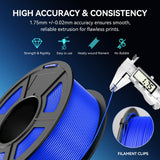 JAYO PETG Filament 1.75mm Bundle 4.4KG, Strong Toughness PETG 3D Printer Filament, Dimensional Accuracy +/- 0.02 mm, Fits for Most FDM 3D Printers (Red, Blue, Orange, Green) JAYO