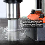 SALI Annular Cutter Diameter 1-1/2 Inch with Weldon Shank 3/4" (with 2 Flats) Cutting Depth 2" Mag Drill Bit for Magnetic Drill Press HSS Fully Ground Drill with One 1/4"*4" Pilot Pin SALI