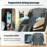 KTENTITO 2025 Massage Chair Full Body, 4D Zero Gravity Massage Chairs SL Track Shiatsu Massage Recliner Chair with Secure-Fit Arm Airbag, Waist & Calf Heating Voice Control Bluetooth Joystick G2 Black KTENTITO