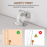 Bevfint 70" Tall Bookcase, White Narrow Floor Standing Bookshelf, 5 Tier Shelves Open Storage Organizer, Book Case for Living Room Hallway Kitchen Home Office Bathroom, White - 5 Tier Bevfint