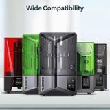 ELEGOO 8K ABS-Like Resin 3.0, Photopolymer Resin UV Curing 405nm, Upgraded ABS 3D Printing Resin, Higher Precision, Lower Shrinkage 3D Resin for LCD/MSLA/DLP 3D Printer, Space Grey 1000G Deeplee