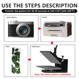 Guiqulai 20 Pack Hair Claw Clips Cover Sublimation Blanks for Square and Rectangular Barrettes, 4 inch, PU Leather, White, Including Strong Double-sided Adhesive for Rectangle Hair Guiqulai