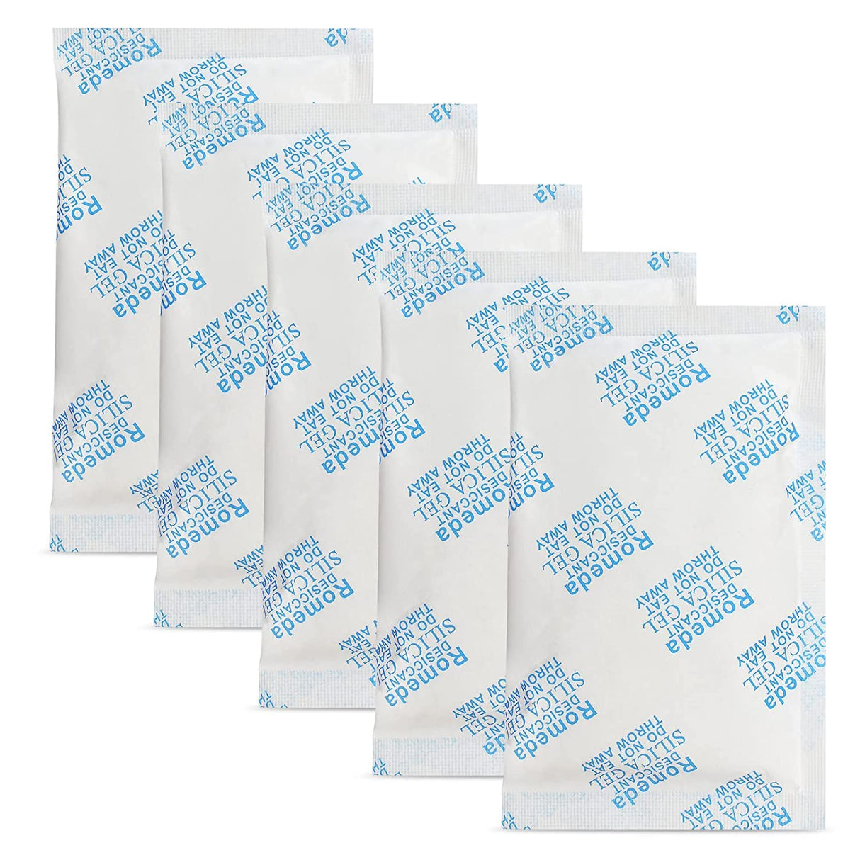 15 Pcs 20 Gram Silica Gel Packs, Transparent Desiccant, Desiccant Packets for Storage, Moisture Packs for Spices Jewelry Shoes Boxes Electronics Storage Romeda