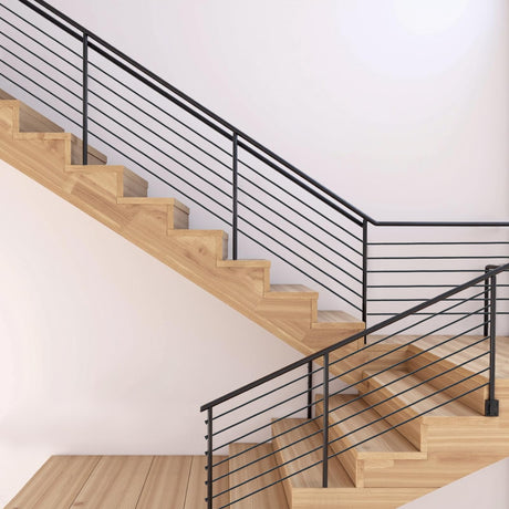 50 Pack 1/8" Black T316 Stainless Steel Invisible Cable Railing Kit，Swage Stud End for Deck, Stair, Wood & Metal Posts ，Black Cable Railing Hardware UZE