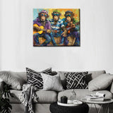 Aihonmin Guitar Monkey Paint by Numbers Kits for Children,Musical Painting Arts Craft Gift Easy to Painting for Home Wall Decor Gift Without Framed-Style 16x20 inch Aihonmin