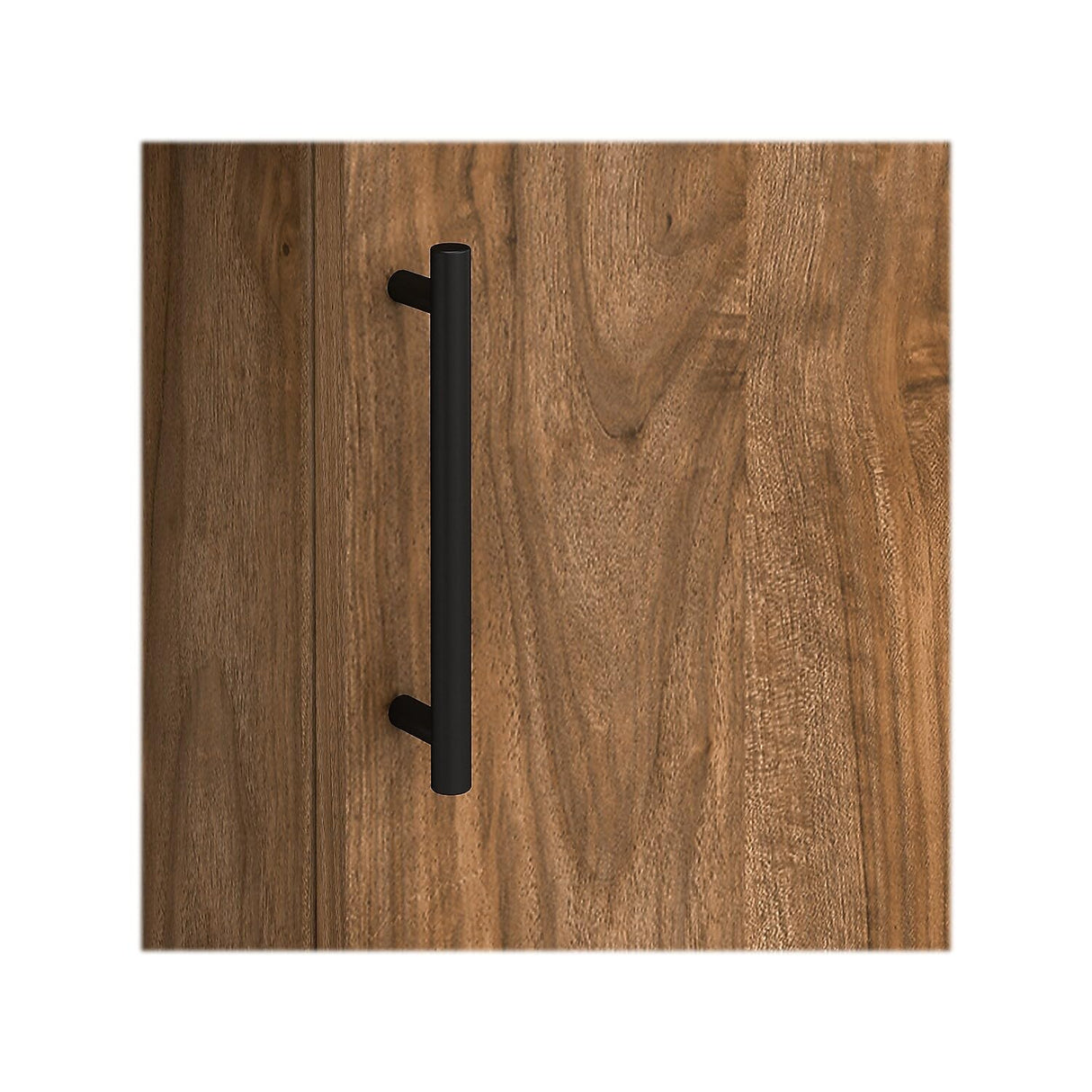 Bush Furniture Somerset L-Shaped Desk with Storage | Study Table with Drawers in Fresh Walnut | Home Office Computer Desk with Cabinets and Pullout Keyboard/Laptop Tray Bush Business Furniture