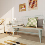 DIBRATY Entryway Bench,Spindle Back Wooden Dinning Bench, Farmhouse Foyer Bench for Entryway, Living Room, Dinning Room, Mudroom DIBRATY