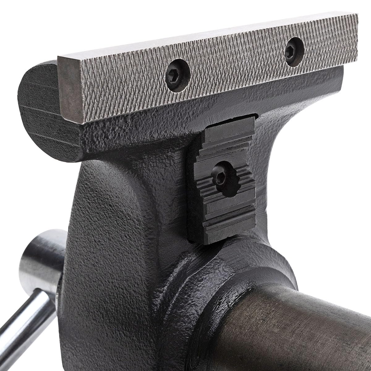 Yost HD550-C Heavy Duty 5-1/2 Inch Mechanics Work Bench Vise | Heavy Duty Woodworking & Metal Work Table with Secure Grip Swivel Base | 60,000 PSI Casting Iron Material with Extra-large Anvil Surface Yost Tools