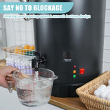 TOAUTO 30Lbs Commercial Wax Melter for Candle Making Large Electric Wax Melting Pot for Candle Making Business with Temperature Control & Quick Pour Spout TOAUTO