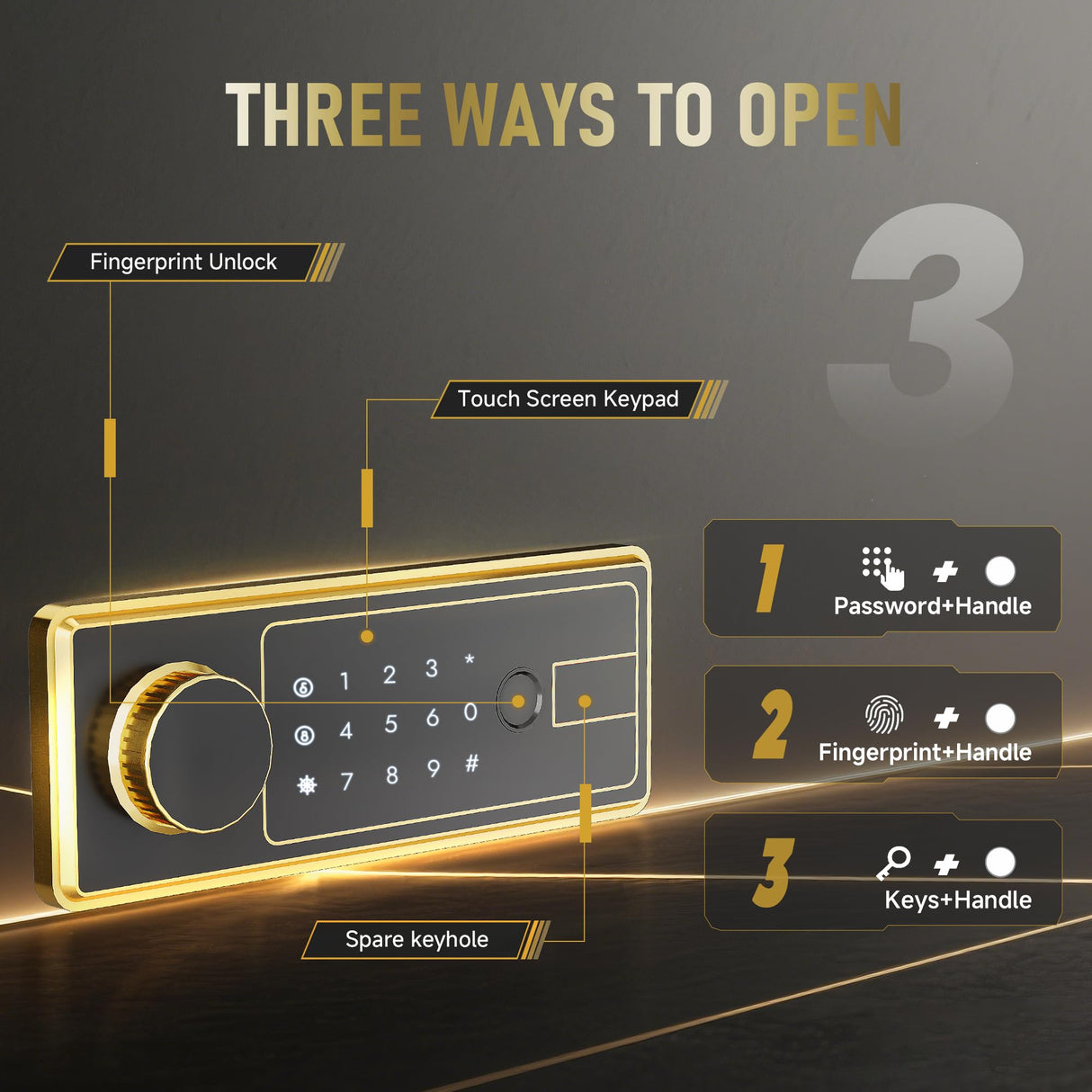 KAER 10-12 Gun safe,Rifle Safe,Gun Safes for Home Rifle and Pistols,Long Gun Safe for Rifle,Clearance Gun Safe with Digital Keypad,Adjustable Shelves,Unassembled KAER