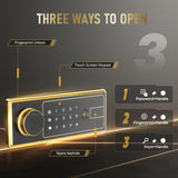 KAER 10-12 Gun safe,Rifle Safe,Gun Safes for Home Rifle and Pistols,Long Gun Safe for Rifle,Clearance Gun Safe with Digital Keypad,Adjustable Shelves,Unassembled KAER