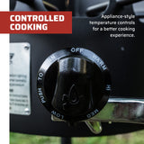 Camp Chef Explorer Two-Burner Stove - Portable Camping Cooking Stove for Outdoor Cooking - 448 Sq In Cooking Area - 14" Camp Chef