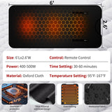 Buyplus Infrared Sauna Blanket, Portable Infrared Blanket for Relaxation, Sauna for Home Use with 95-167°F Temp Range & 30-60 Minutes Timer, 6'Lx2.6'W Buyplus