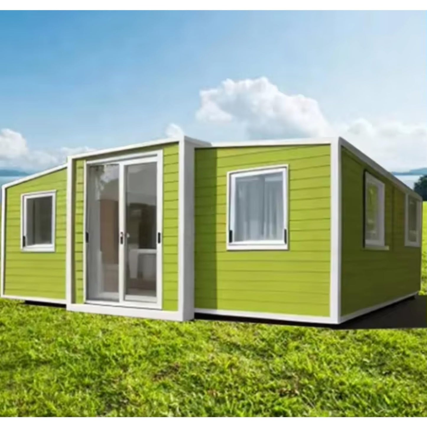 Prefab Modular 2 Bedroom Bathroom Kitchen House Modular Tiny Kit Set Cabin Homes Container House for Sale - WoodArtSupply