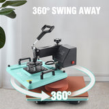 ColorSub Heat Press Machine for T Shirts 12x15 Inch- 5 in 1 Combo Heat Press Machine for Sublimation Heat Transfer ColorSub