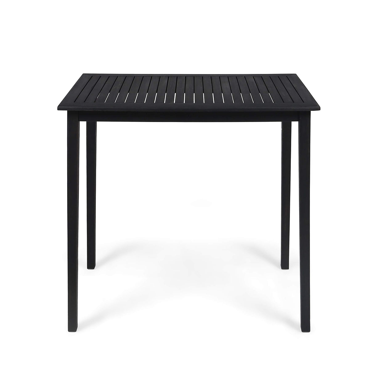 Christopher Knight Home Teresa Outdoor Minimalist Acacia Wood Rectangle Bar Table Dark Gray Christopher Knight Home