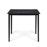 Christopher Knight Home Teresa Outdoor Minimalist Acacia Wood Rectangle Bar Table Dark Gray Christopher Knight Home
