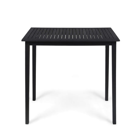 Christopher Knight Home Teresa Outdoor Minimalist Acacia Wood Rectangle Bar Table Dark Gray Christopher Knight Home