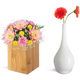 Pen Cup Holder,2 Pack Bamboo Wood Desk Pencil Holder Stand Multi Purpose Use Pencil Cup Pot Desk Accessories,Desktop Organizer Pencil Holder Ideal Gift for Office Home Cerpourt