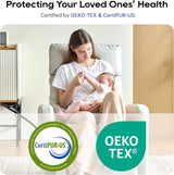 AIRSKY Power Recliner Chair, Oversized Swivel Rocker Recliner, Electric Recliner Chairs for Adults, Nursery Rocking Chairs, Lazy Boy Recliner Chair, P2 (Gray White) AIRSKY