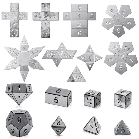 Therwen 9 Pieces Dice Welding Kit Welding Coupons DIY Welding Equipment Mild Steel Triangle Plate for Beginners TIG MIG Gas Arc Stick Welding Training Practice Accessories Tools, 8 Styles (1.5 Inch) Therwen