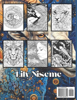Mystical Zodiac Coloring Book: 50 Coloring Pages for Teens and Adults for Relaxation and Stress Relief WoodArtSupply