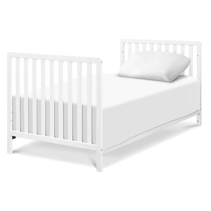 Carter's by DaVinci Colby 4-in-1 Convertible Mini Crib with Trundle Drawer in White, Greenguard Gold Certified, Undercrib Storage