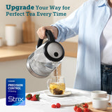 Cosori Electric Kettle, No Plastic Filter & Spout, Stainless Steel Inner Lid, Tea Kettle & Hot Water Boiler For Coffee & Tea, Water Heater & Teapot, Automatic Shut Off, Black, 1.7L/1500W COSORI