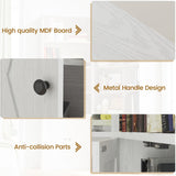 ANCTOR Large Corner Bookcase with 2 Storage Cabinets and 18 Shelves, 7 Tiers L Shaped Wood Bookshelf, 71" Tall Corner Hutch for Living Room, Bedroom, White ANCTOR