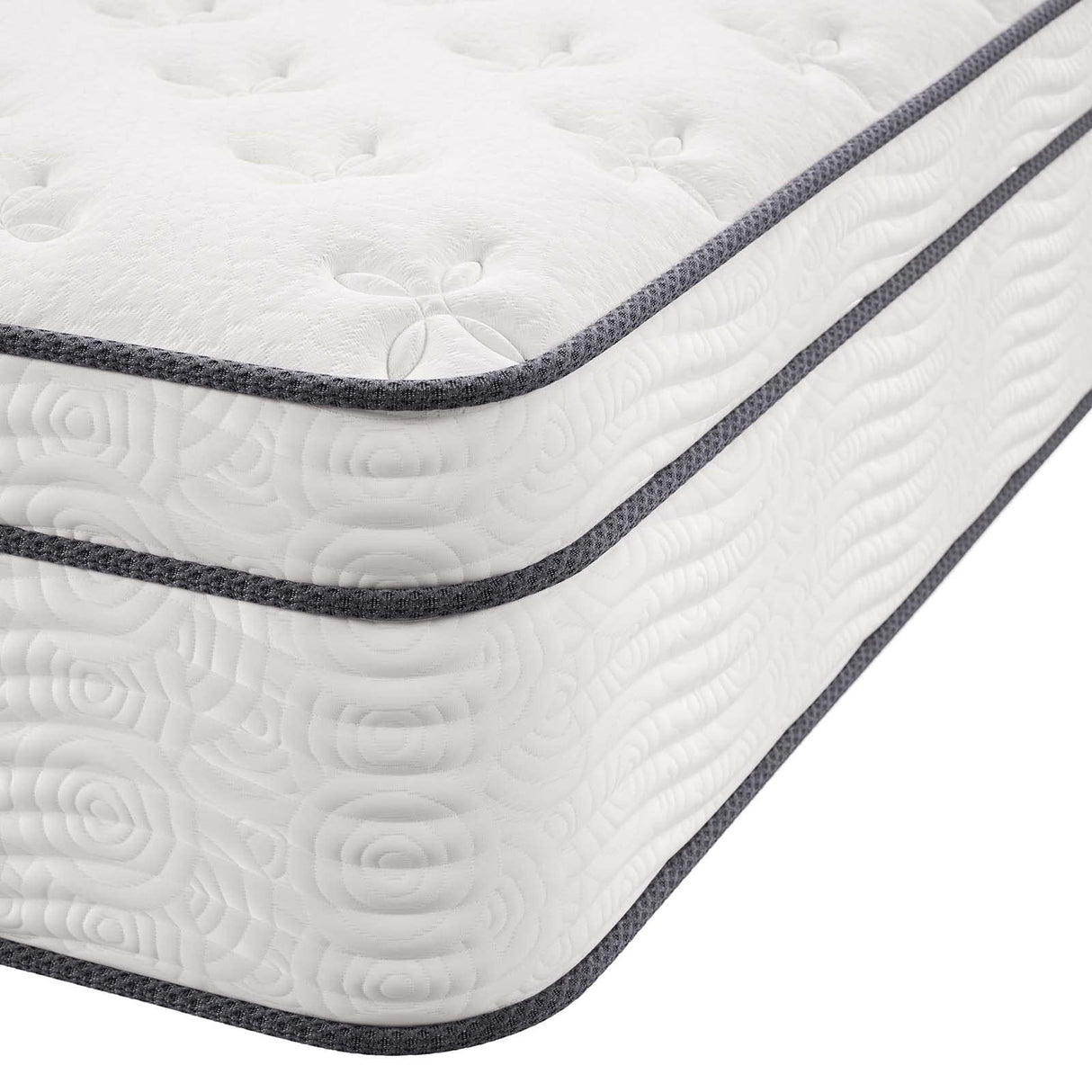 Modway Jenna 14” Innerspring Pillow Top Twin Mattress With Individually Encased Coils Modway