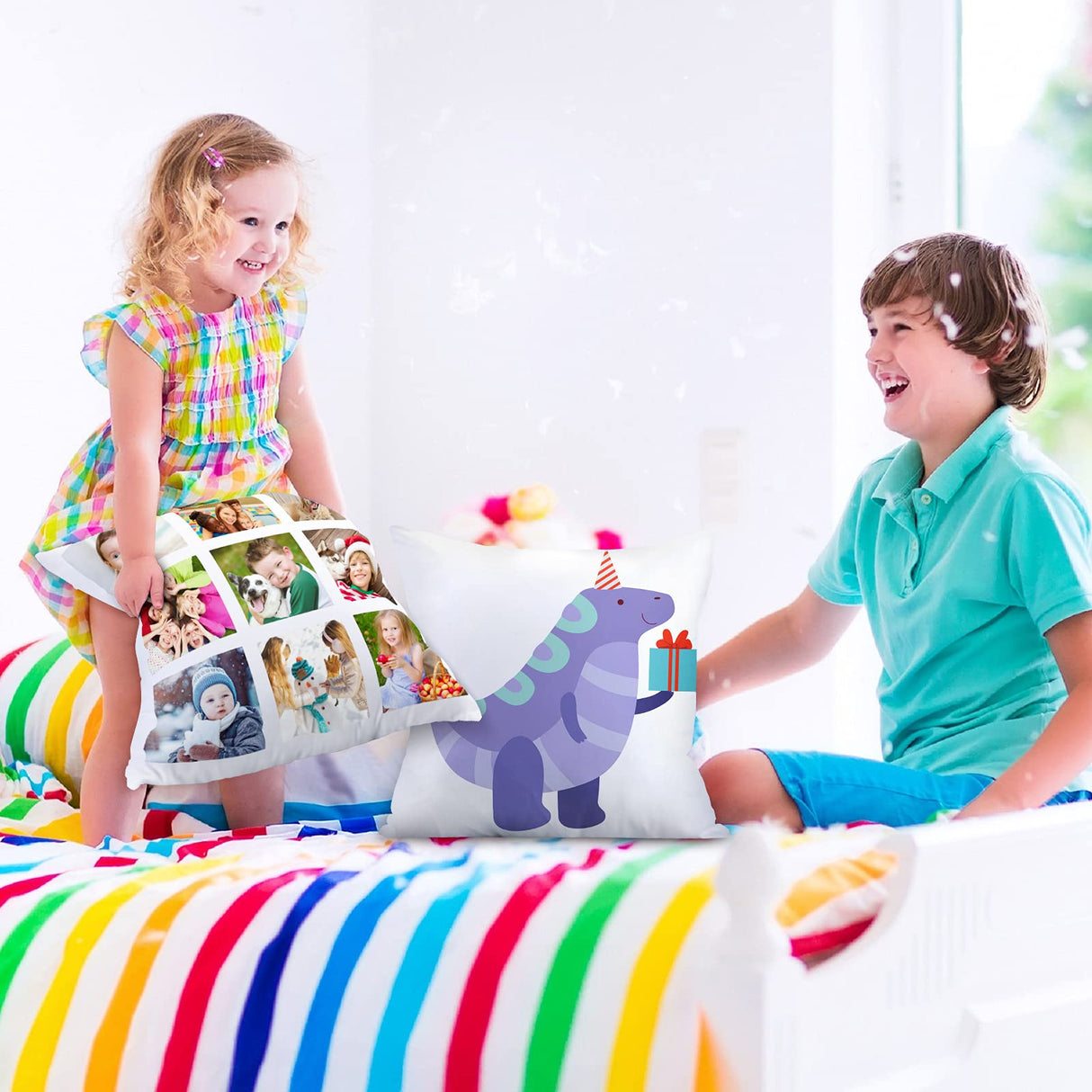 Tatuo 20 Sublimation Pillow Covers Blank Polyester Throw Pillow Covers 17.7 x 17.7 Inch Heat Transfer Pillow Covers with Zipper for Sublimation Printing Couch No Pillow Insert Tatuo