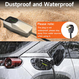 Level 1 2 Electric Vehicle Charger 26ft EV Portable Charging Cable with NEMA 14-50/5-15 Plug 7.68Kw 32A Current Adjustable EV & Plug-in Hybrid Car Charger for SAE_J1772 EagleNav