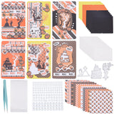 FREEBLOSS 15 Set DIY Card Making Kit for Adults Halloween Card Making Kits Handmade Greeting Card Kit for Birthday Wedding Congratulation Halloween Party Favors Scrapbooking Supplies FREEBLOSS