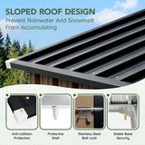 Grovellis 3x5 FT Outdoor Metal Storage Shed, Single Door, 1 Clear Window, Tool Shed for Garden, Patio, Backyard Brown Grovellis