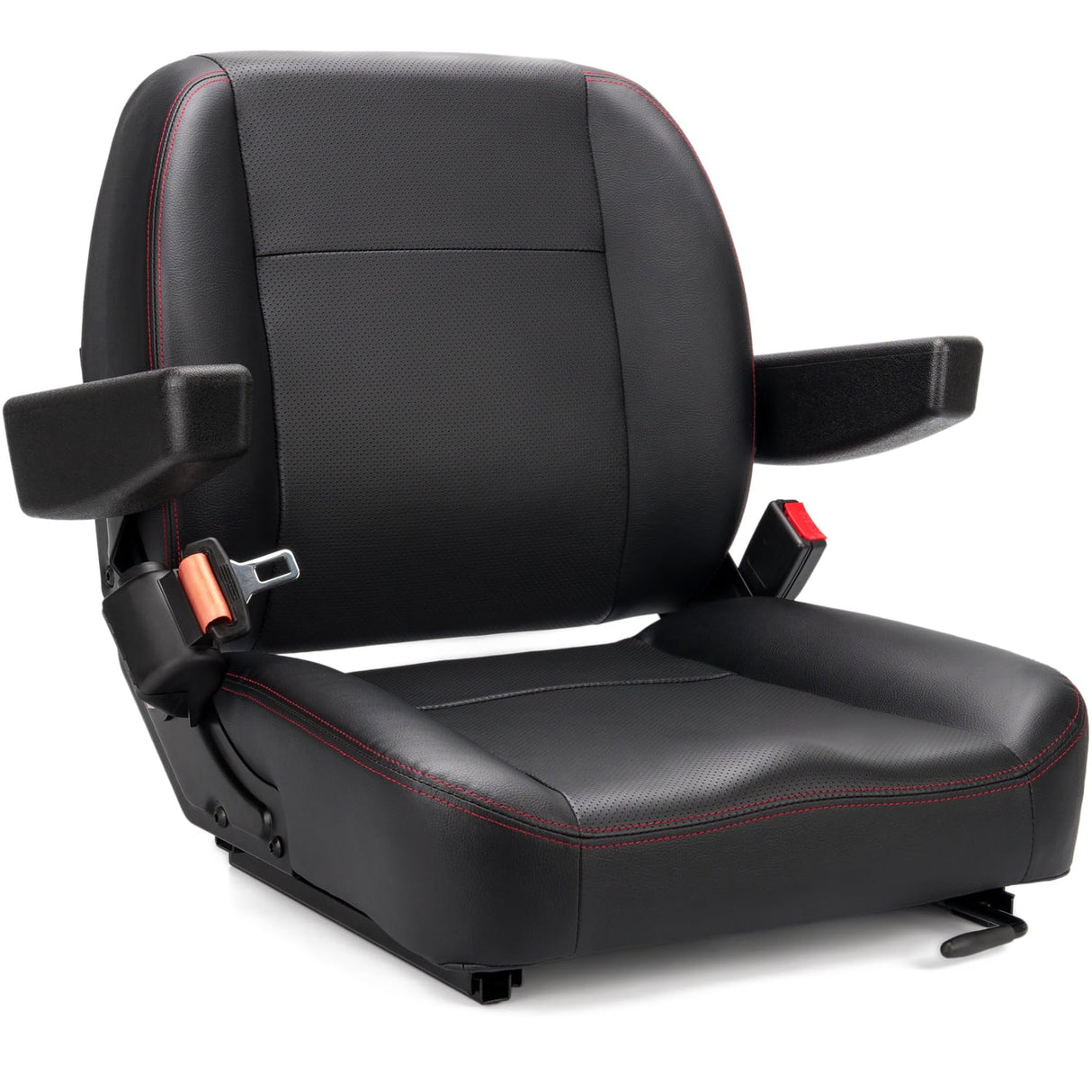 SEATIN Universal Forklift Seat,Tractor Seat,with Micro Switch,Armrest and Safety Belt,for Tractor,Mower,Skid Loader,Telehandler,Backhoe,Excavator Dozer… SEATIN