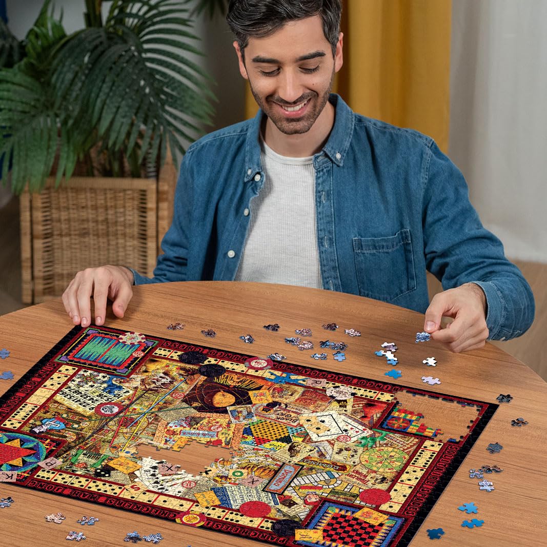 Ravensburger Vintage Games 1000 Piece Jigsaw Puzzle for Adults - 12000655 - Handcrafted Tooling, Made in Germany, Every Piece Fits Together Perfectly Ravensburger