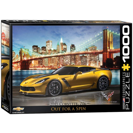 EuroGraphics 2015 Chevrolet Corvette Z06: Out for a Spin Jigsaw Puzzle (1000-Piece) EuroGraphics