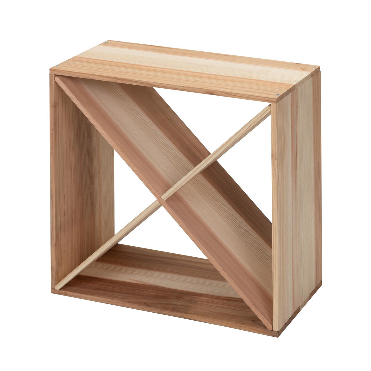 Sardoxx Set of 2 24 Bottle Wine Rack Solid Wood Holder Cube Bar Storage Cellar Stackable Kitchen Decor Tabletop Champagne Rack Sardoxx