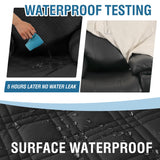 SMILEGIF 100% Waterproof Power Lift Recliner Cover with Side Pocket Electric Lift Recliner Slipcovers Fitted Standard Large Power Lift Recliner Non Slip Recliner Slipcovers for Elderly (Black) SMILEGIF