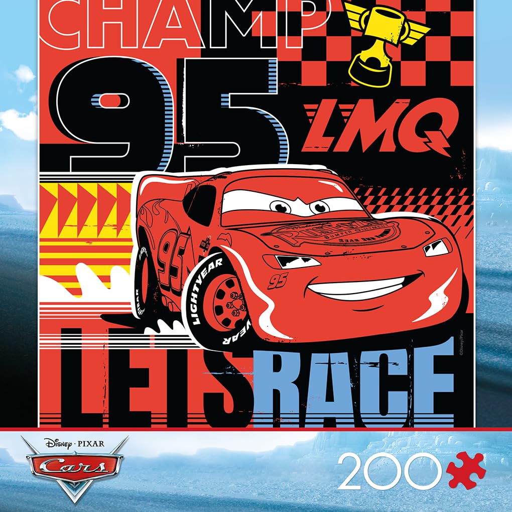 Ceaco - Disney - Pixar - Cars - Lets Race! - 200 Piece Jigsaw Puzzle Ceaco