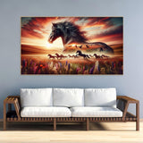 ijbnhd Large Diamond Painting, Horse Large Diamond Art Kits for Adults, Full Drill Round Big Diamond Painting, DIY Gem Art and Crafts for Home Wall Decor Gift 27.5 X 15.7inch ijbnhd