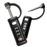 TSA Approved Tactical Gun Case Lock - Protective Rubber Sleeve & Cut-Resistant MonoShaft - Secure Single Shaft Padlock for Guns Luggage Rifles Pistols & Revolver Cases - Child Safe Cedar Mill Fine Firearms