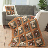 LEISURE ARTS Highland Cows Crochet Book – Delightful Crochet Amigurumi Pattern Books Featuring Adorable Highland Cows, Perfect Animals Pattern Book for Crafters LEISURE ARTS