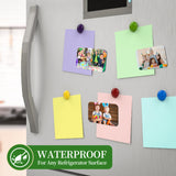 120 Pcs 2.8 x 2 Inch Thick Sublimation Blank Refrigerator Magnets Blanks Sublimation Magnet with 60 Pcs Fridge Magnets, 60 Pcs Larger Square Blanks for Kitchen Microwave Oven Office Supplies SENONAPO