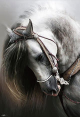 Jigsaw Puzzles 1000 Pieces for Adults 1000 Piece Puzzles for Adults and Kids (White Horse) NRUAS