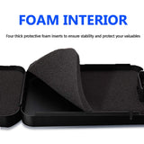 Younion Pistol Safe, Portable Travel Gun Safe,Handgun Lock Box, Gun Safes for Cars, Black Younion