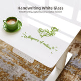 Claiks Glass Standing Desk with Drawers, 48×24 Inch Electric Adjustable Height Stand Up Desk Quick Install Computer Desk, White Claiks