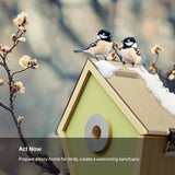 RELI Birddy® Original Smart Birdhouse with Camera, Solar Powered Cam Bird Nest with AI Recognition, Time-lapse Photography, WiFi Outdoor Nesting Box for Birds, Ideal Gift for Bird Lover Watching Birds RELI